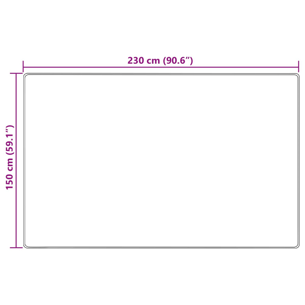 Produktbild för Mattlöpare MARSA Skogsgrön 150 x 230 cm Polyester och PVC