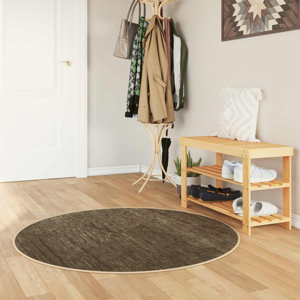 Produktbild för Mattlöpare MARSA Skogsgrön 120 x 120 cm Polyester och PVC