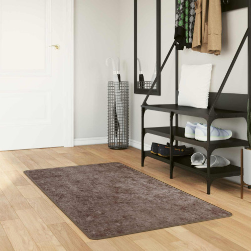 vidaXL Mattlöpare MARSA Grå 80 x 100 cm Polyester och PVC