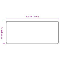 Produktbild för Mattlöpare MARSA Flerfärgsdesign 50 x 100 cm Polyester och PVC