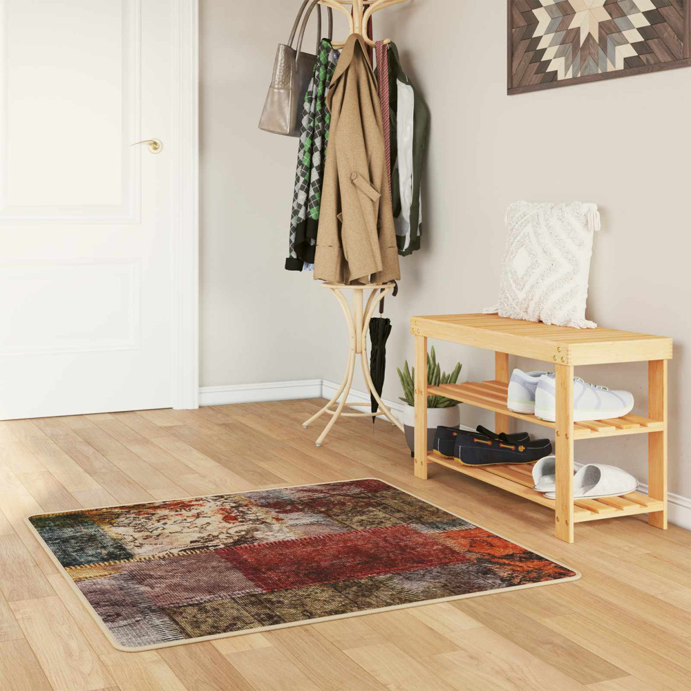 Produktbild för Mattlöpare MARSA Flerfärgsdesign 100 x 100 cm Polyester och PVC