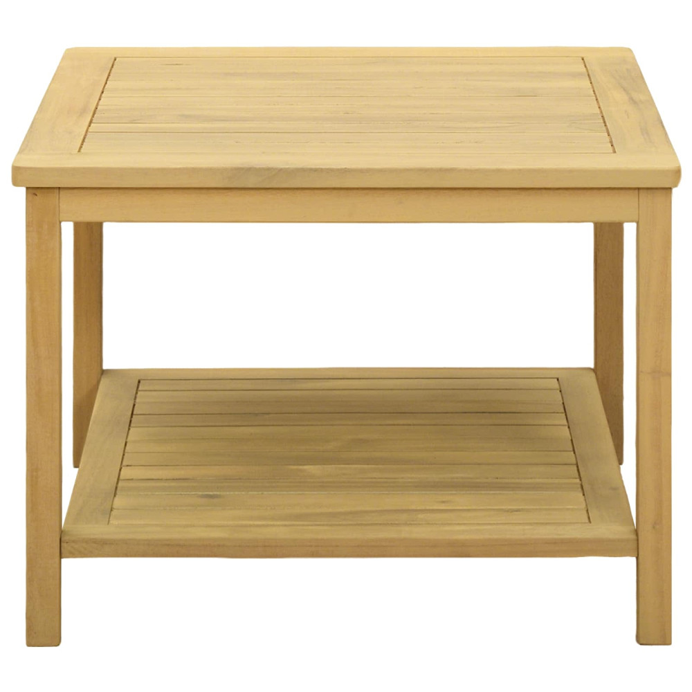 Produktbild för Sidobord Olivenatur 60 x 60 x 45 cm Massivt Akaciaträ