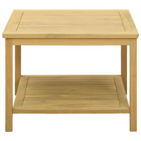 Produktbild för Sidobord Olivenatur 60 x 60 x 45 cm Massivt Akaciaträ