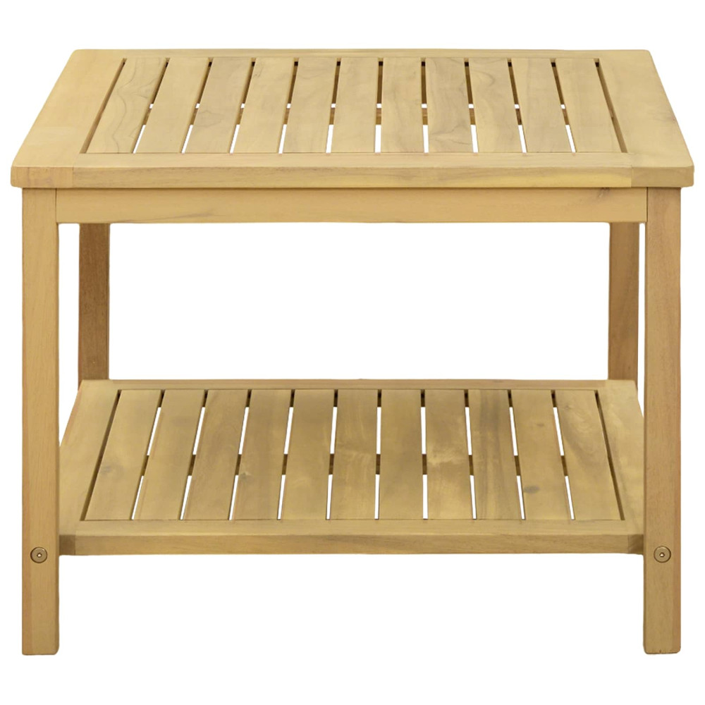 Produktbild för Sidobord Olivenatur 60 x 60 x 45 cm Massivt Akaciaträ