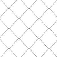 Produktbild för Kedjelänk Stängsel Galvaniserad 2 x 20 m Glas