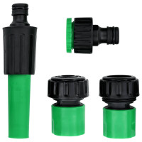 Produktbild för Trädgårdsslang 5-lagers Grön och Gul 3 / 4'' 10 m PVC