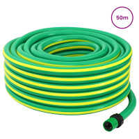 Produktbild för Trädgårdsslang 5-lagers Grön och Gul 3 / 4'' 50 m PVC