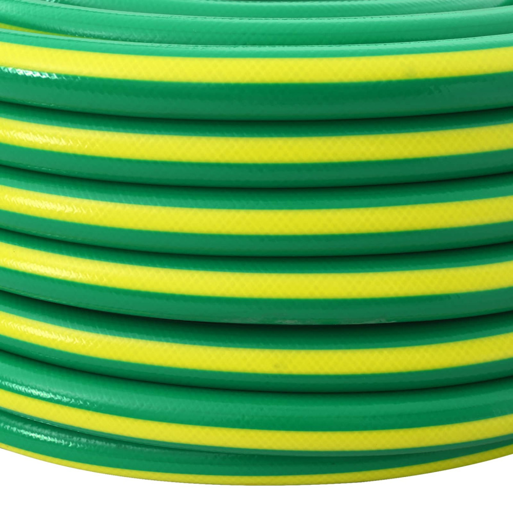Produktbild för Trädgårdsslang 5-lagers Grön och Gul 3 / 4'' 50 m PVC