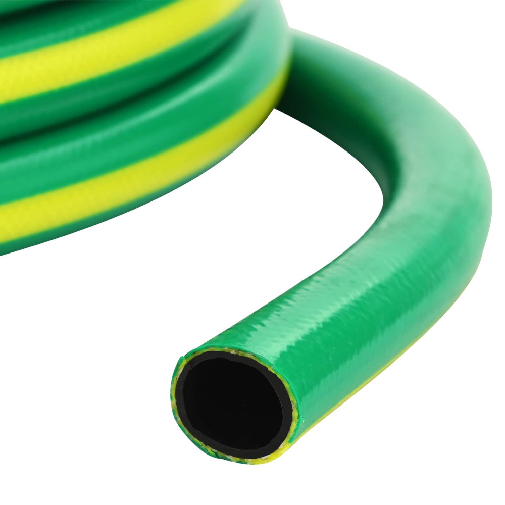 Produktbild för Trädgårdsslang 5-lagers Grön och Gul 1" 20 m PVC