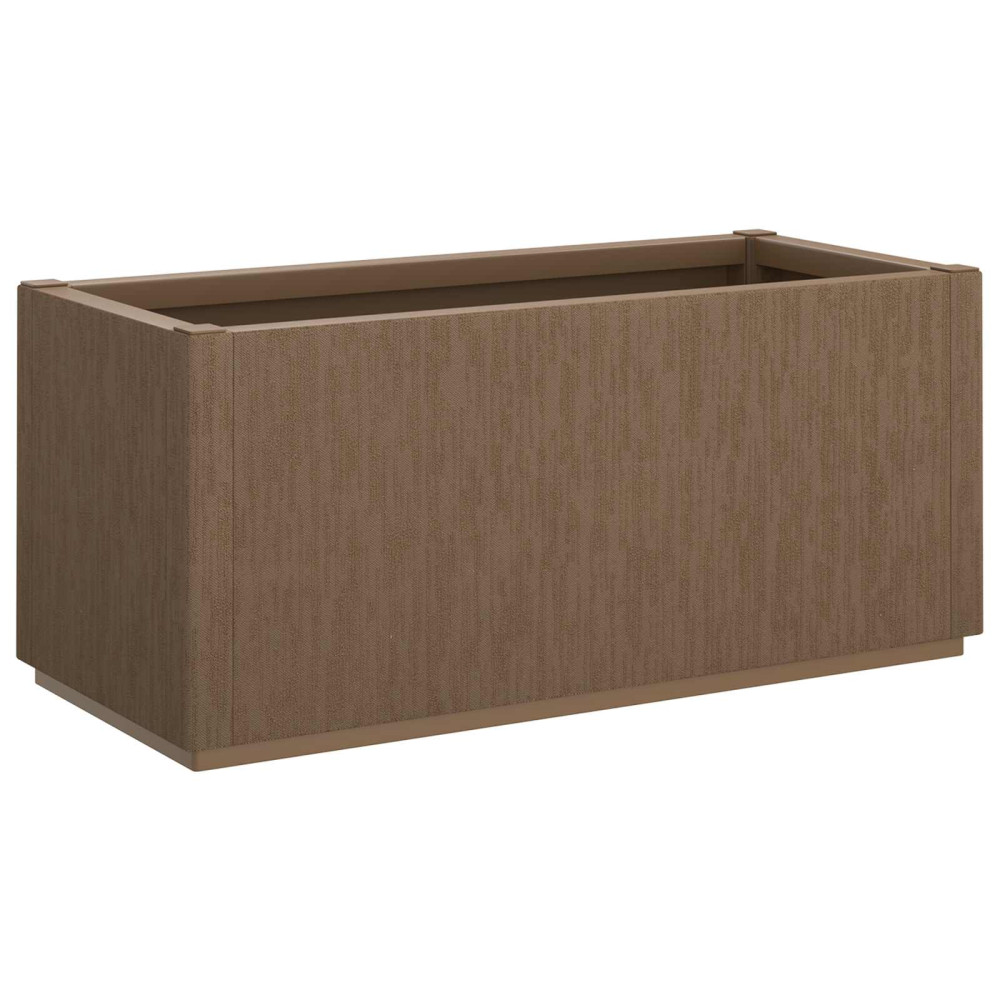 Produktbild för Trädgårdsblomlåda Brun 80 x 36 x 35 cm PP