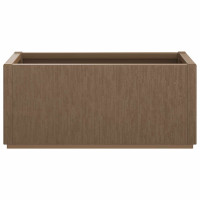 Produktbild för Trädgårdsblomlåda Brun 80 x 36 x 35 cm PP