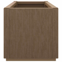 Produktbild för Trädgårdsblomlåda Brun 80 x 36 x 35 cm PP
