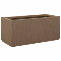 Produktbild för Trädgårdsblomlåda Brun 80 x 36 x 35 cm PP