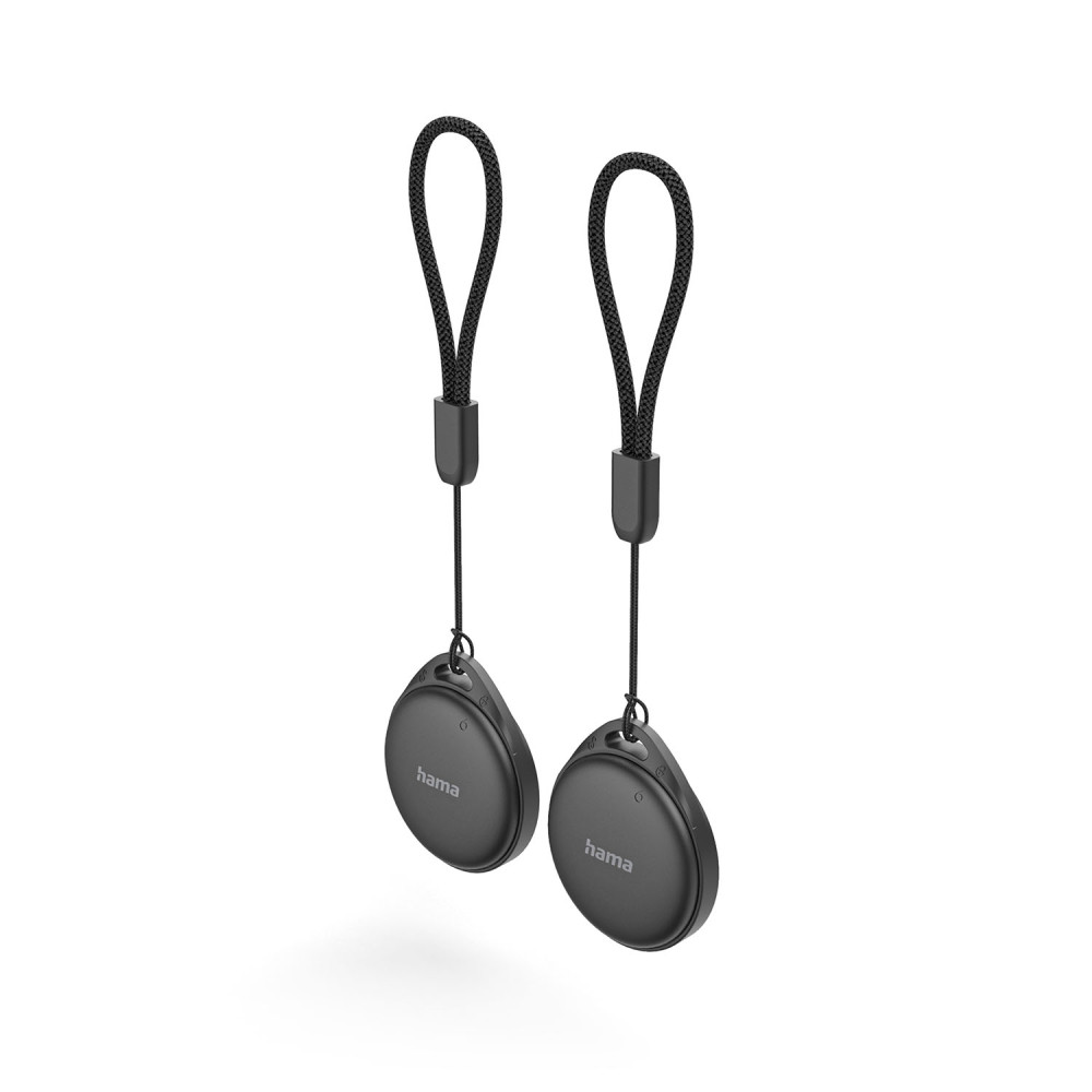 Produktbild för Key finder for Apple and Android Bluetooth 2pcs Black