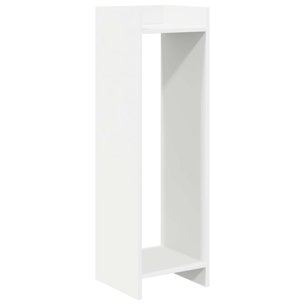 Produktbild för Växtställ 2 st Vit 30 x 30 x 100 cm Konstruerat trä