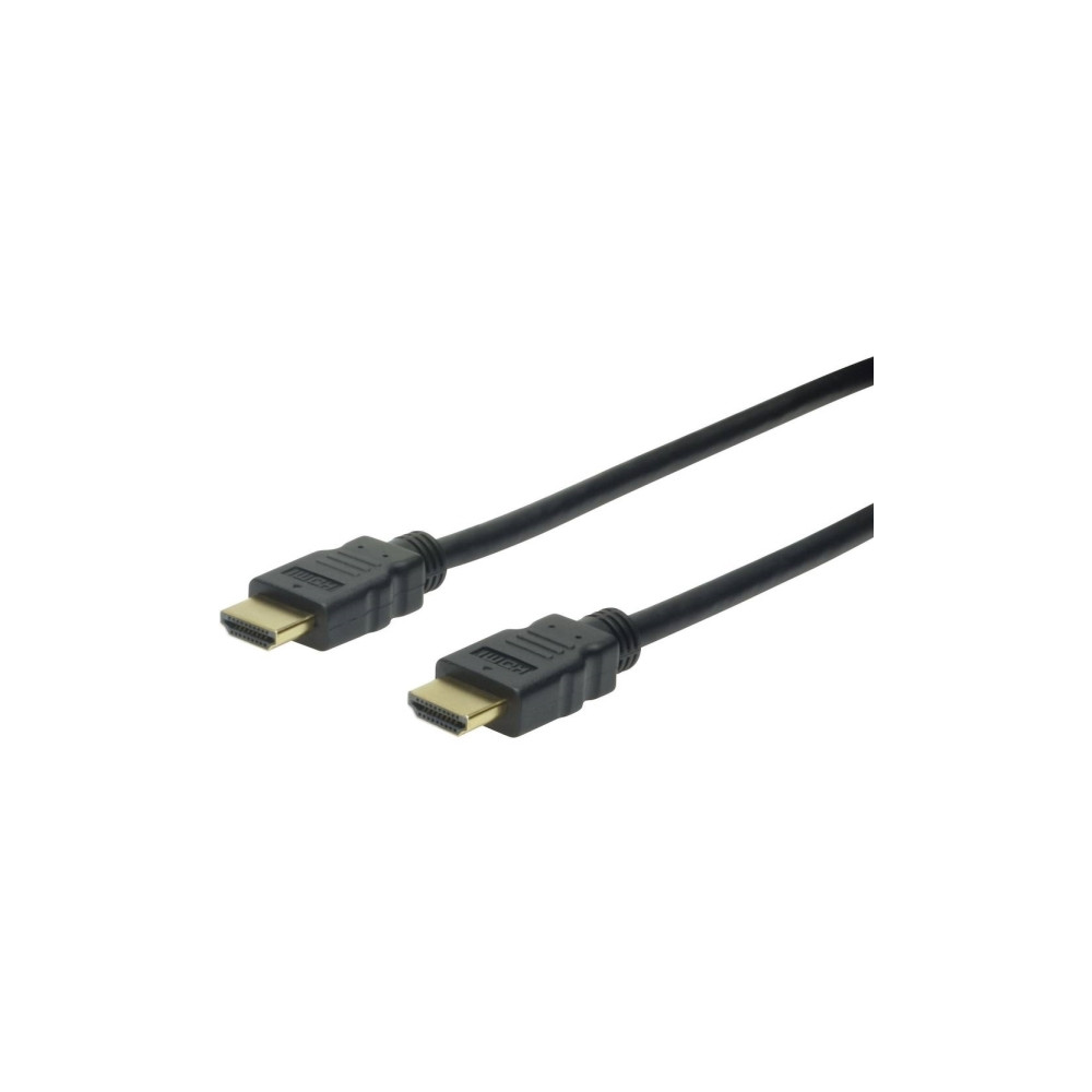 Produktbild för DIGITUS HDMI-kabel med Ethernet - 1 m