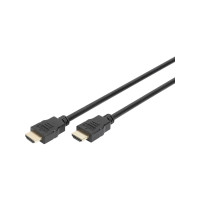 Produktbild för DIGITUS HDMI-kabel med Ethernet - 1 m