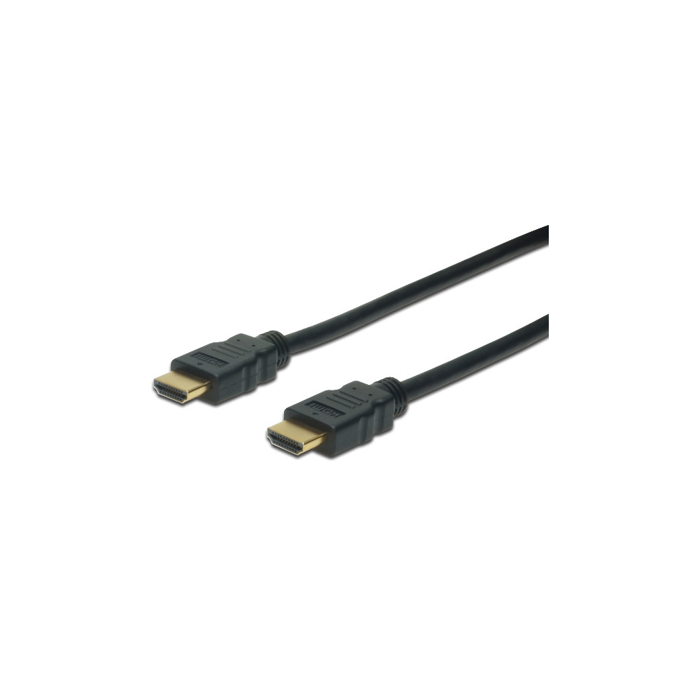Produktbild för DIGITUS HDMI-kabel med Ethernet - 1 m