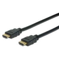 Produktbild för DIGITUS HDMI-kabel med Ethernet - 1 m