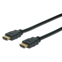 Produktbild för DIGITUS HDMI-kabel med Ethernet - 1 m