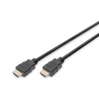 Produktbild för DIGITUS HDMI-kabel med Ethernet - 1 m