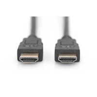 Produktbild för DIGITUS HDMI-kabel med Ethernet - 1 m