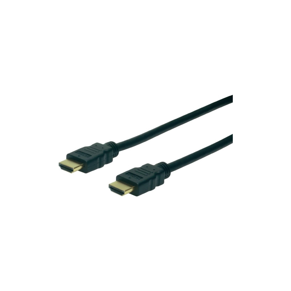 Produktbild för DIGITUS HDMI-kabel med Ethernet - 1 m