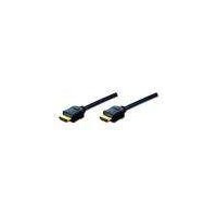 Produktbild för DIGITUS HDMI-kabel med Ethernet - 1 m