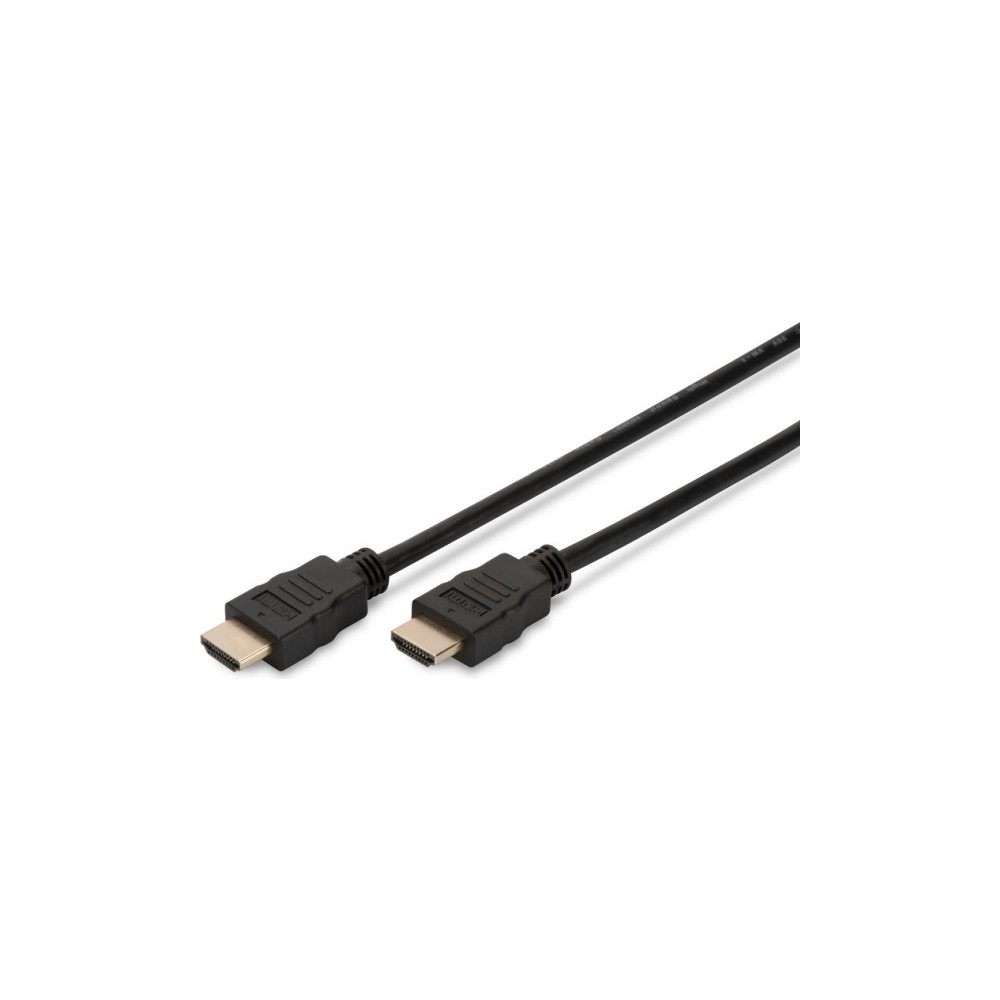 Produktbild för DIGITUS HDMI-kabel med Ethernet - 1 m