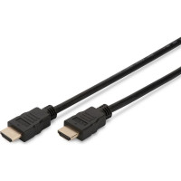Produktbild för DIGITUS HDMI-kabel med Ethernet - 1 m