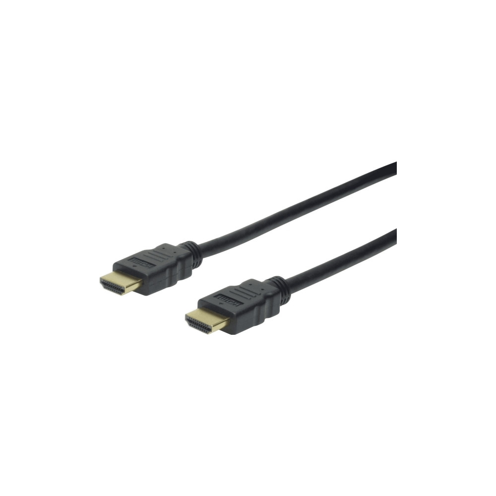 Produktbild för DIGITUS HDMI-kabel med Ethernet - 1 m