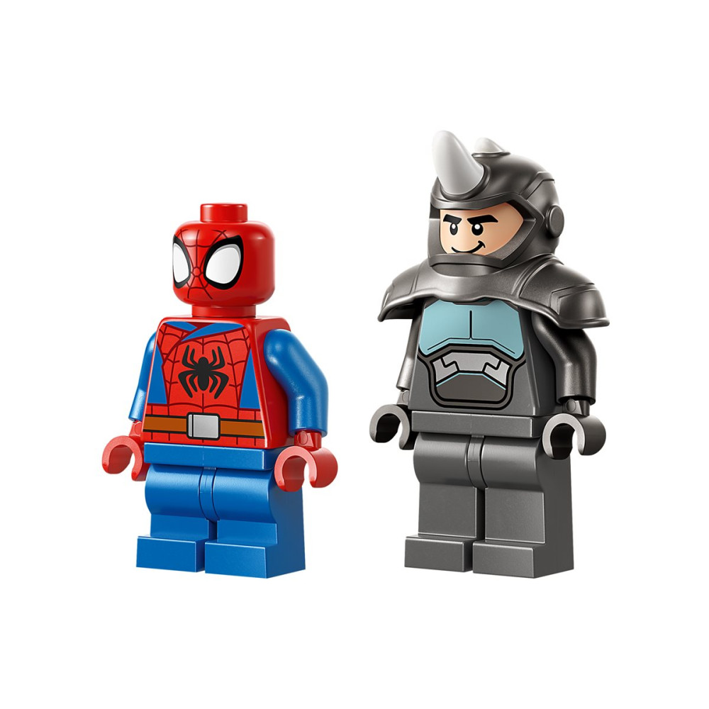 Produktbild för LEGO Marvel Spidey Amazing Friends 11206 - Spidey on his Motorcycle vs. Rhino - byggsats