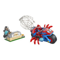 Produktbild för LEGO Marvel Spidey Amazing Friends 11206 - Spidey on his Motorcycle vs. Rhino - byggsats
