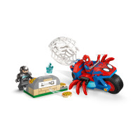Produktbild för LEGO Marvel Spidey Amazing Friends 11206 - Spidey on his Motorcycle vs. Rhino - byggsats