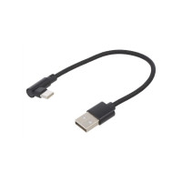 Produktbild för Cablexpert - USB typ C-kabel - USB-C till USB - 20 cm