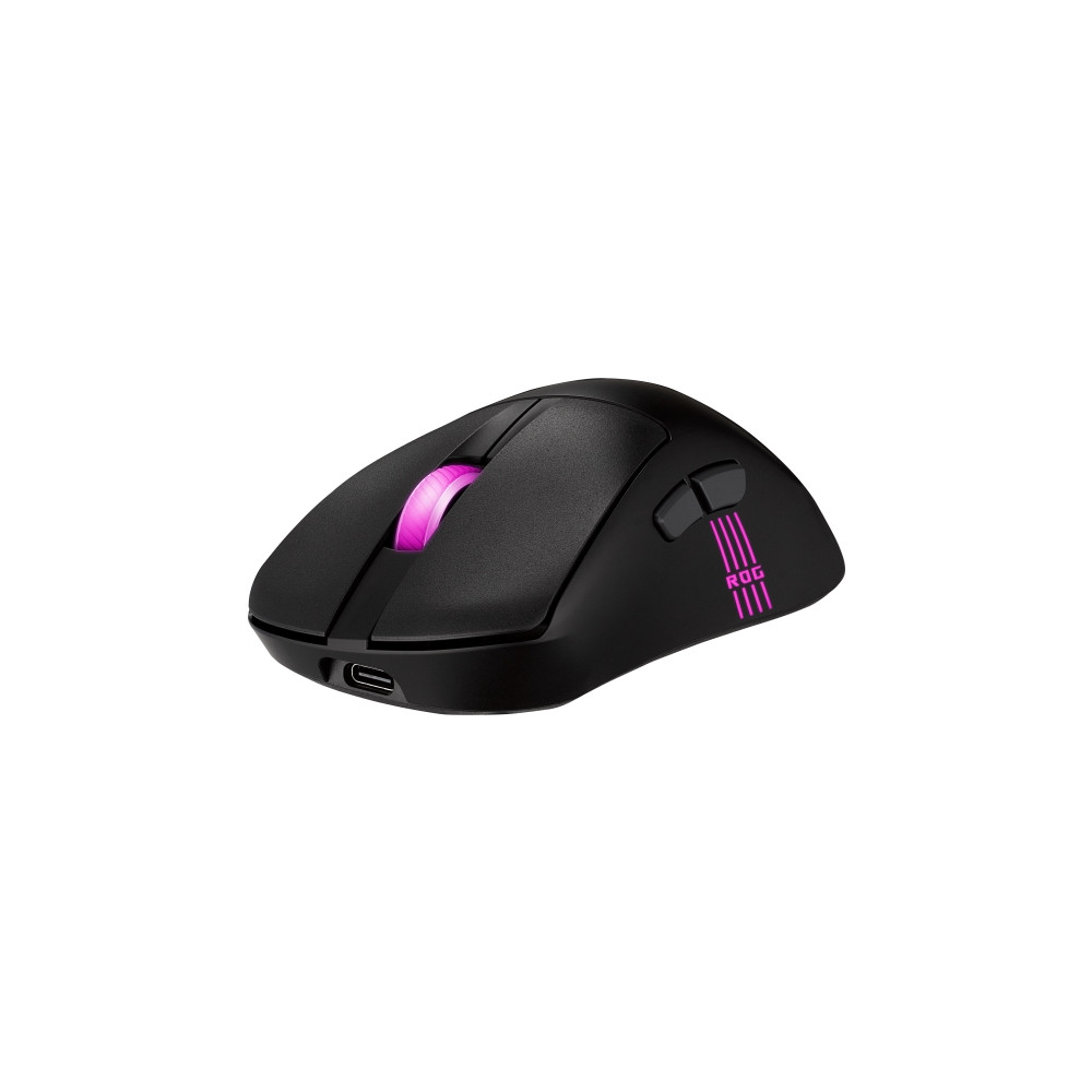 Produktbild för ASUS ROG Keris II Origin - mus - 2.4 GHz, USB 2.0, Bluetooth 5.1 - svart