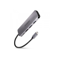 Produktbild för AXAGON HMC-5 - dockningsstation - USB-C 3.2 Gen 1 / USB 3.0 / Thunderbolt 3 - HDMI
