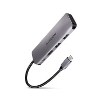 Produktbild för AXAGON HMC-5 - dockningsstation - USB-C 3.2 Gen 1 / USB 3.0 / Thunderbolt 3 - HDMI