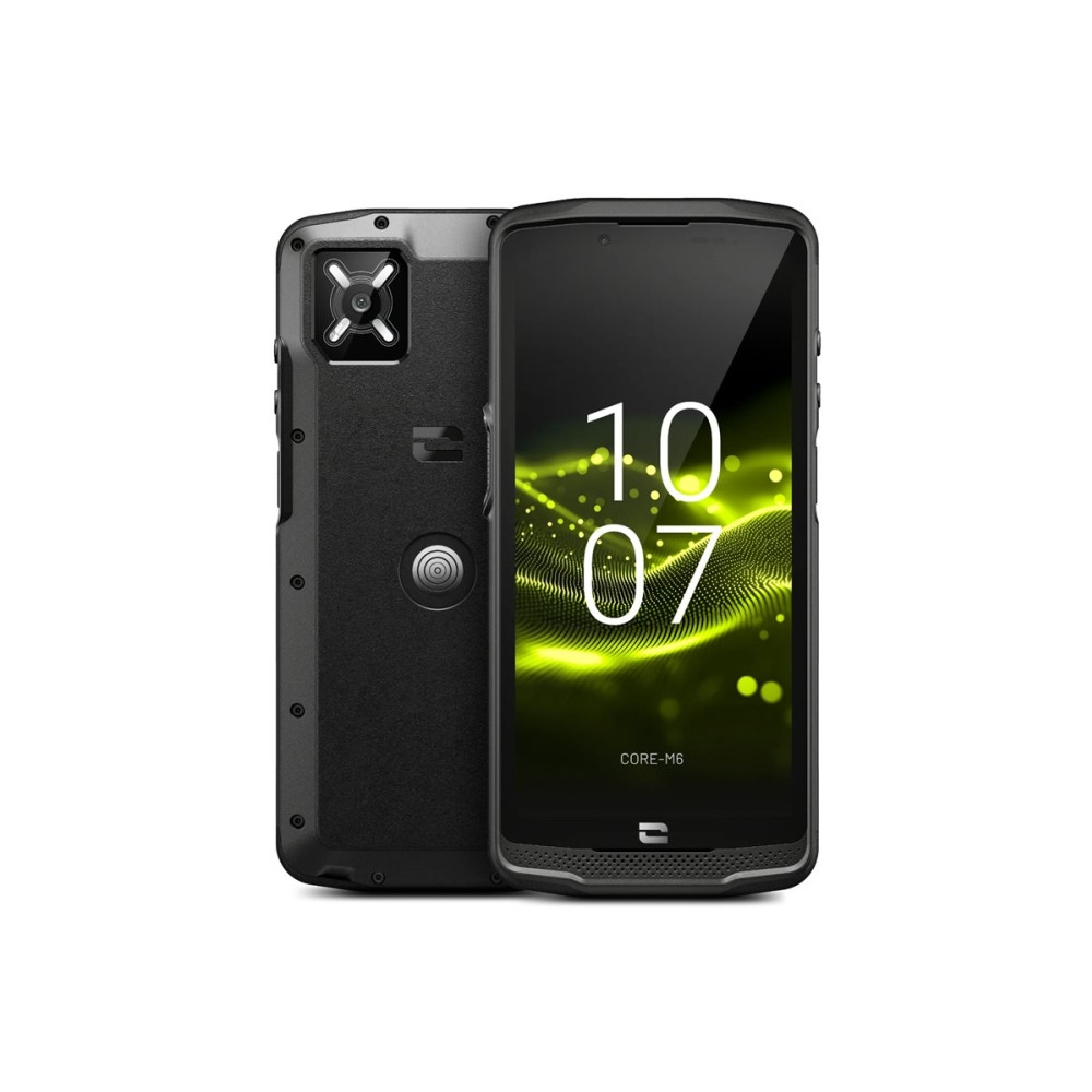 Produktbild för Crosscall Core M6 - svart - 5G pekskärmsmobil - 128 GB - GSM