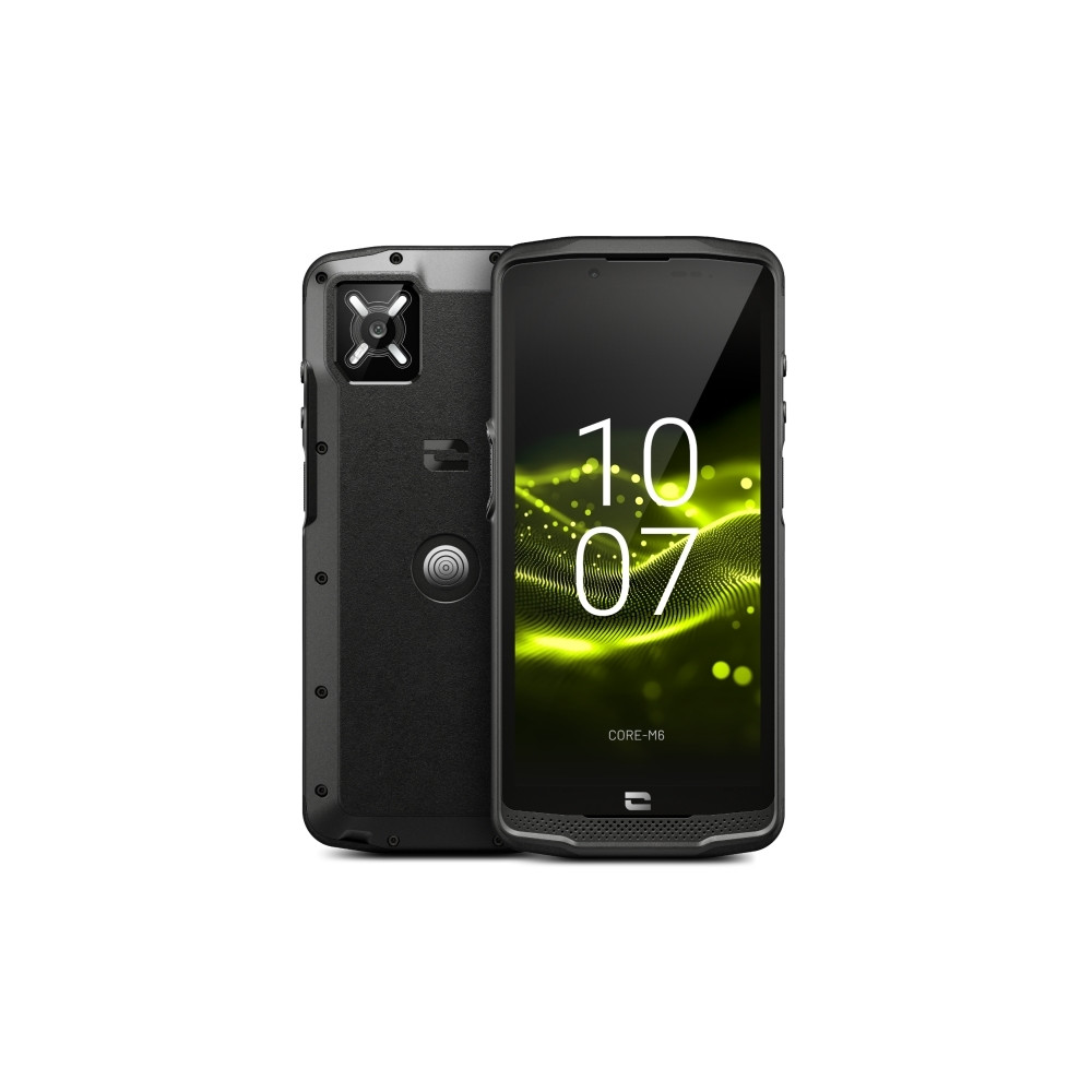 Produktbild för Crosscall Core M6 - svart - 5G pekskärmsmobil - 128 GB - GSM