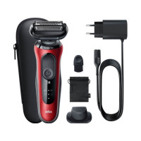 Produktbild för Braun Series 6 61-R1200S - rakapparat - röd