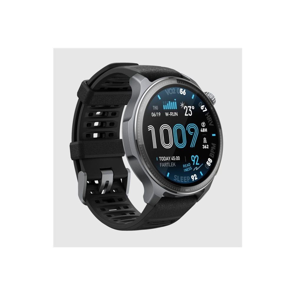 Produktbild för Amazfit Balance 2 XT - fiberförstärkta polymerer - smart klocka med rem - svart