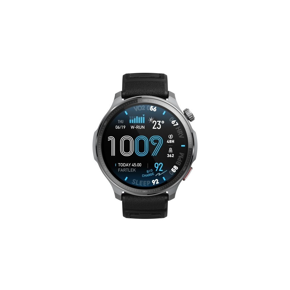 Produktbild för Amazfit Balance 2 XT - fiberförstärkta polymerer - smart klocka med rem - svart