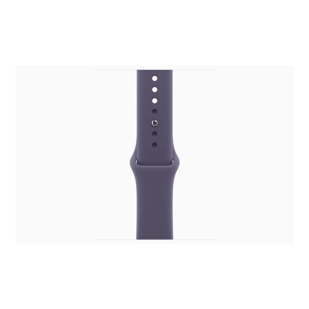 Produktbild för Apple Watch Series 11 (GPS + Cellular) - silveraluminium - smart klocka med sportband - lila dimma - 64 GB