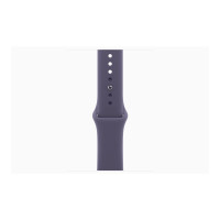 Produktbild för Apple Watch Series 11 (GPS + Cellular) - silveraluminium - smart klocka med sportband - lila dimma - 64 GB