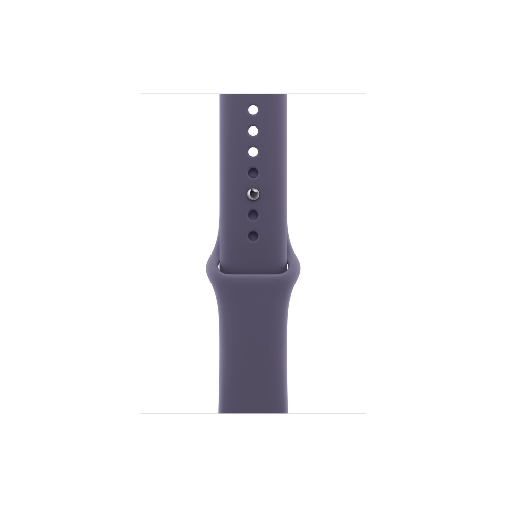 Produktbild för Apple Watch Series 11 (GPS + Cellular) - silveraluminium - smart klocka med sportband - lila dimma - 64 GB