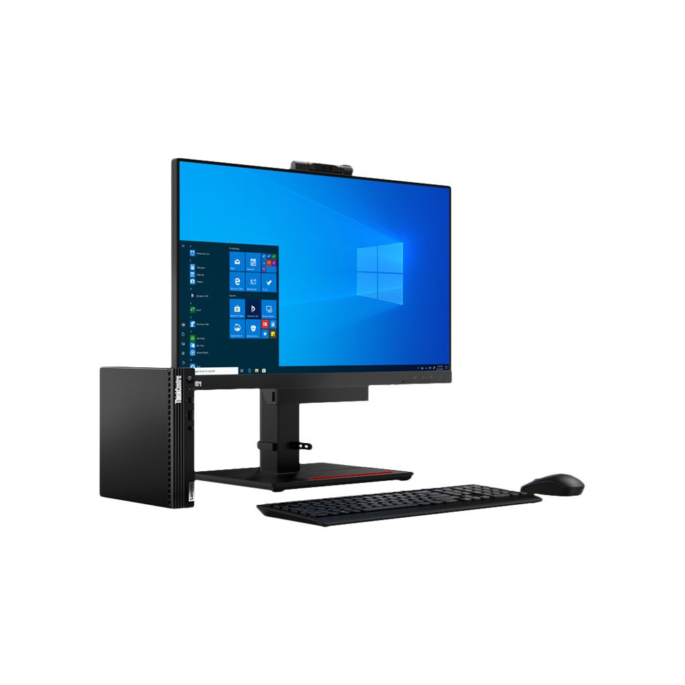 Produktbild för Lenovo ThinkCentre M75q Gen 2 - liten Ryzen 5 Pro 5655GE 3.4 GHz - 16 GB - SSD 512 GB - nordiskt (danska/finska/norska/svenska)