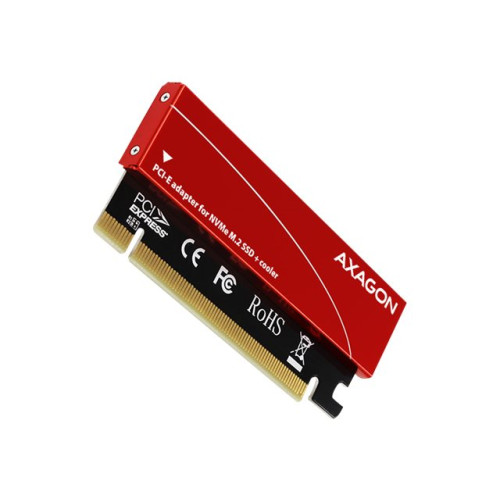 AXAGON AXAGON PCEM2-S - gränssnittsadapter - M.2 NVMe Card - PCIe 3.0 x16