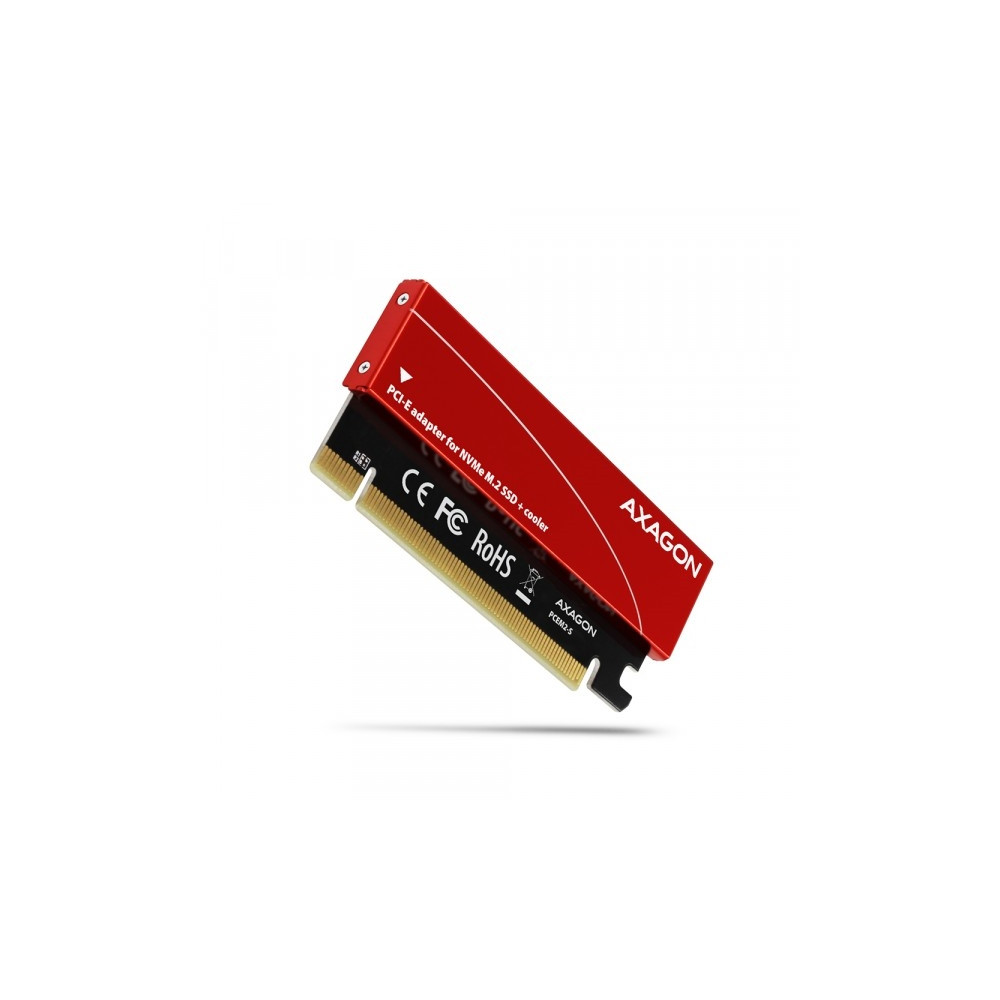 Produktbild för AXAGON PCEM2-S - gränssnittsadapter - M.2 NVMe Card - PCIe 3.0 x16