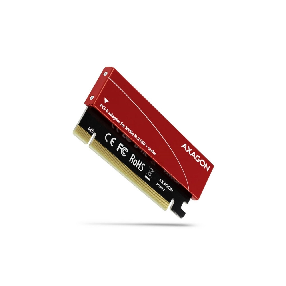 Produktbild för AXAGON PCEM2-S - gränssnittsadapter - M.2 NVMe Card - PCIe 3.0 x16